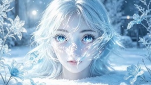 雪堆少女