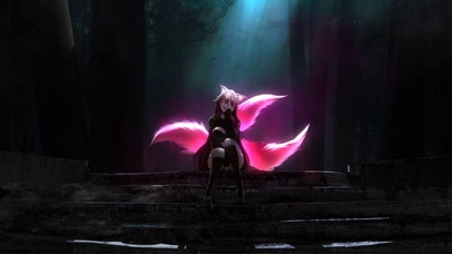 魔法狐女
