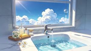 蓝色天空