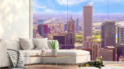 早晨舒适的公寓