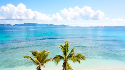 宁静的蔚蓝大海