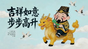 吉祥如意 步步高升