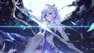 舞剑少女