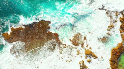 4K唯美壮观海浪