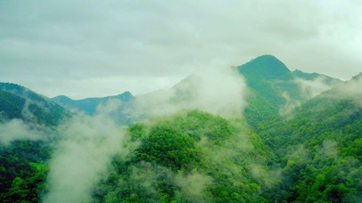 4K唯美山间云雾