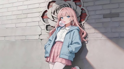 可爱女孩