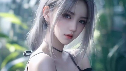 户外美女