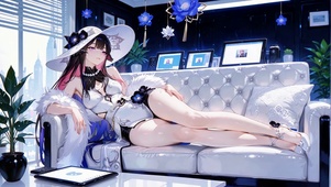 居家长腿美少女大丽花