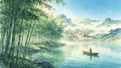 竹溪泛舟行