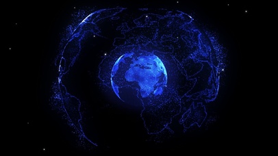 4K原画【渐变粒子地球】