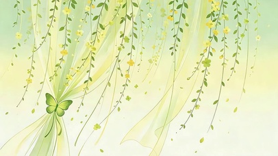 藤蔓花枝轻舞