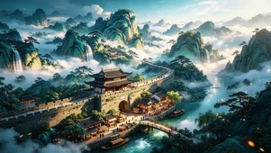 城墙外的山川