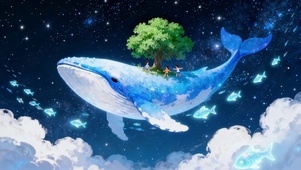 星空蓝鲸治愈奇幻之旅