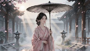 《百花杀》沈汐和国风插画