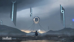 未来科幻世界的魔法少女