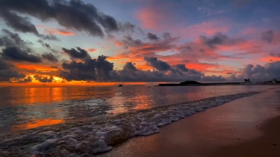 日落 和海 心动和你