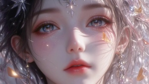 唯美治愈灵眸美女