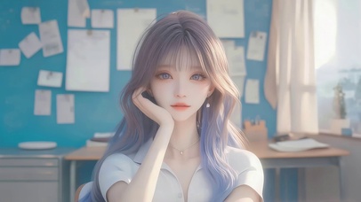 可爱清纯女孩