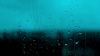 青绿墨色 雨滴屏