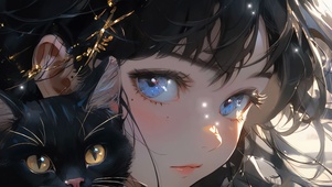 少女与猫