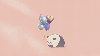 气球熊猫