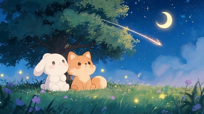 望着流星萌宠