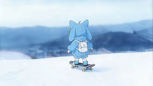 兔耳萌娃滑雪历险记