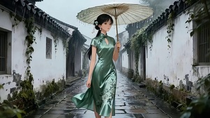 雨巷青衫・玉簪落