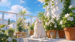 露台的猫