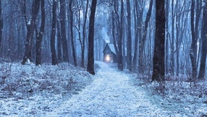 冬季风雪小屋