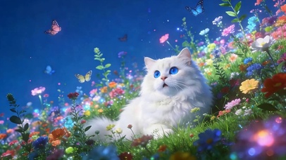 夜景猫咪