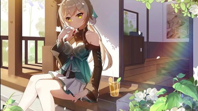 青雀的悠闲时光