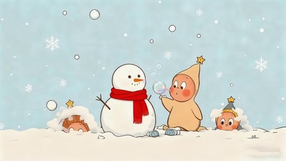 下雪啦
