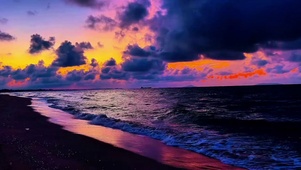 海边晚霞