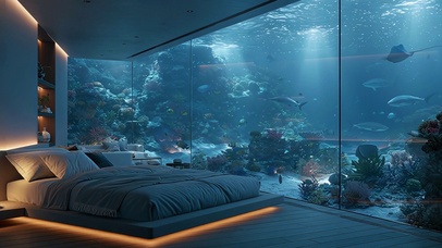 海底景观卧室