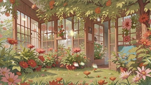 蝴蝶花房