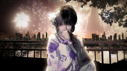 蓝原芽衣 烟火与你的回忆 夜莺