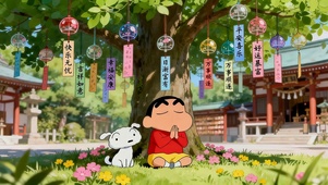 大树下许愿小新