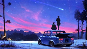 流星晚霞