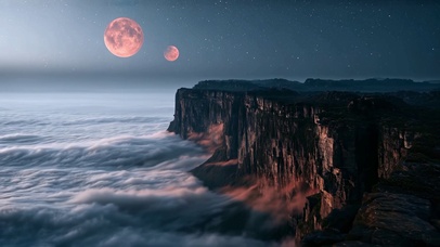 高山云海星空