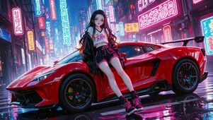 都市跑车美少女祢豆子