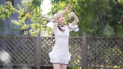 小仙若旗袍小姐姐醉花荫舞蹈