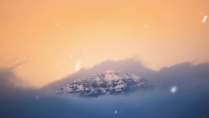 4k雪景唯美雪山护眼
