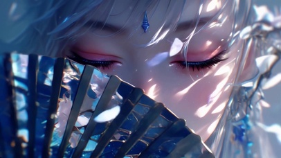 星瞳藏扇 花影入瞳