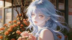 鲜花少女