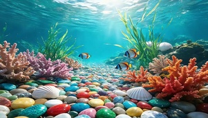 碧海彩石秘境