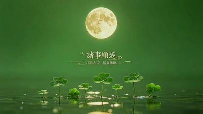 明月幸运，诸事顺遂