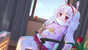 萌系冬日可爱少女