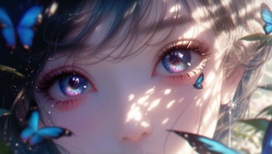 有人说星星住在我的眼睛里