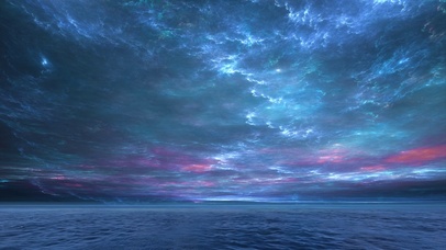 雷暴海面
